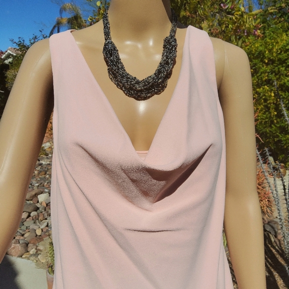 ALICE & OLIVIA NWT- Harmony Mini Racerback Dress in Blush - Picture 5 of 14